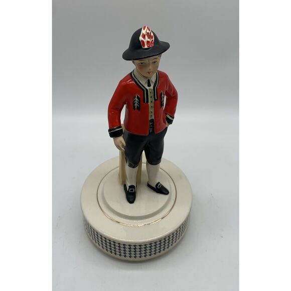 Vtg. Schmid Music Box Italian Boy Figurine “Arrivederci Roma" Plays - Picture 2 of 5